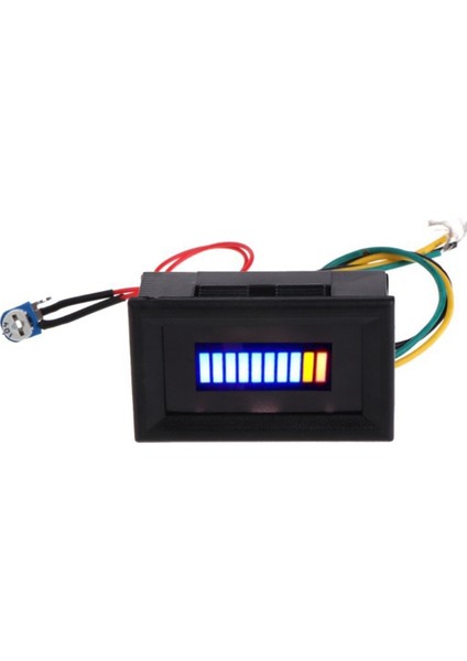 Yakıt Seviye Göstergesi Göstergesi 12 V Evrensel Motosiklet Araba Yağ Ölçeği Ölçer Araba Için LED Yağ Yakıt Seviye Göstergesi Göstergesi (Yurt Dışından)