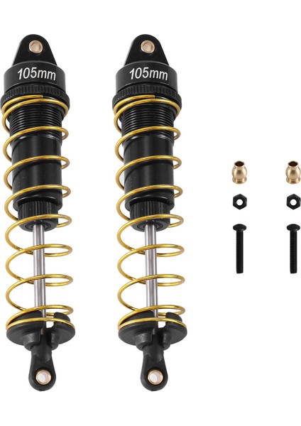 Yağ Ayarlanabilir 105MM Metal Amortisör 1/10 Rc Kamyon Kısa Kulvar Araba Montser Kamyon Parçaları, 4 (Yurt Dışından)