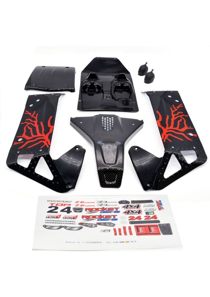 Rc Araba Kaporta Kiti 7534 7535 7536 7537 -10 DBX10 1/10 Rc Araba Yükseltme Parçaları Yedek Aksesuarlar, 1 (Yurt Dışından)