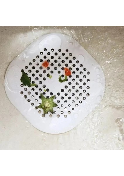 Rastgele 1 Adet Tarzı Silikon Yer Drenaj Filtresi Lavabo Süzgeci Saç Durdurucu Catcher Mutfak Banyo Lavabo Drenaj Süzgeç Kapağı Kanalizasyon Deşarj Filtresi (Yurt Dışından)