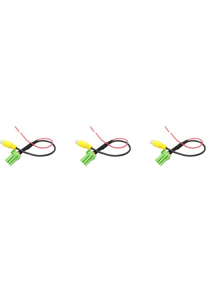 3x Araç Dikiz Kamera Rca Video Ters Kamera Vitara Swift Sx4 Için Dönüştürme Kablosu Adaptörü (Yurt Dışından)