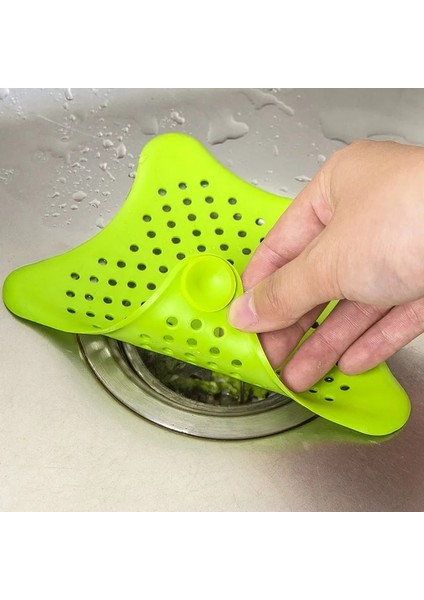 Mavi Stil 1 Adet Yıldız Kanalizasyon Deşarj Süzgeç Banyo Lavabo Filtresi Anti-Blokaj Yer Sifonu Saç Durdurucu ve Yakalayıcı Mutfak Banyo Aksesuarı (Yurt Dışından) modelleri