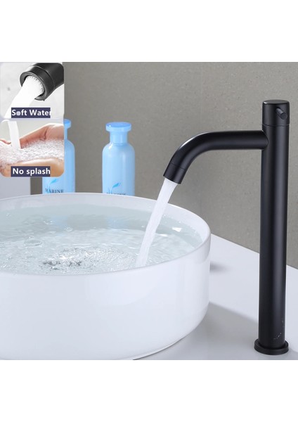 Hortum Stili Ekle 2022 Siyah Uzun Bak Musluk Ince Banyo Bagle Soğuk Su Paslanmaz Çelik Güverte Üstü Musluk Havzası Vinç Dokunun (Yurt Dışından) indirimleri