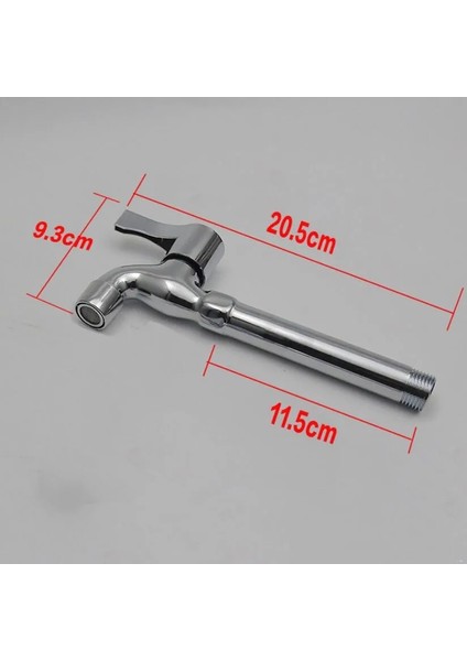 SMT129-205S Stili Modern Moda Bahçe Pirinç Uzatmak Hızlı Açık Musluk Çamaşır Makinesi Soğuk Su Musluk Paspas Havuz Muslukları (Yurt Dışından)
