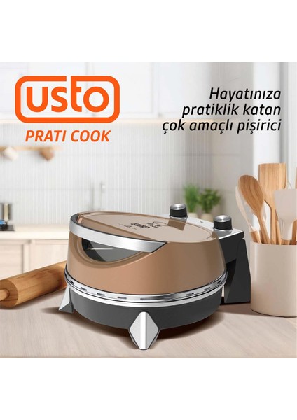 2860 Prati Cook Çok Amaçlı Pişirici Bronz