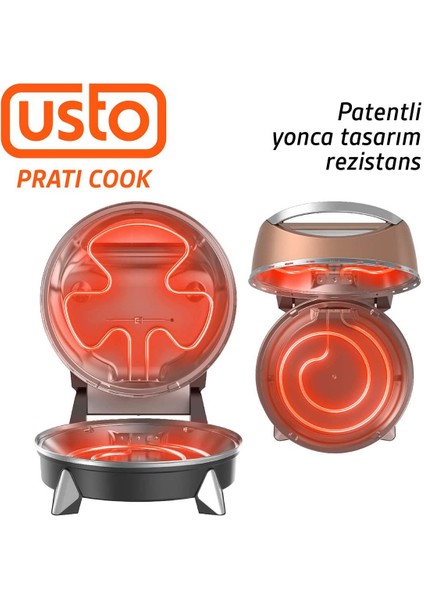 2860 Prati Cook Çok Amaçlı Pişirici Bronz