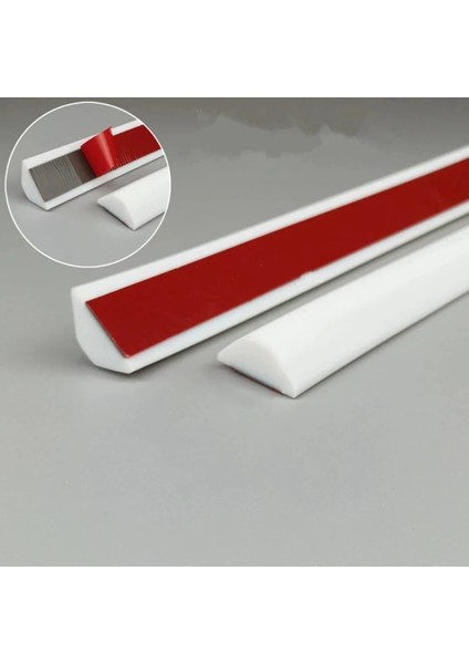Gri 30CM Tarzı Banyo Su Durdurucu Su Tutma Bükülebilir Şerit Kuru ve Islak Ayırma Silikon Conta Şerit Engelleyici Duş Barajı Taşkın Bariyeri (Yurt Dışından) modelleri