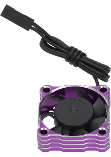 30MM x 30MM 25000RPM Yüksek Hızlı Metal Soğutma Fanı 1/8 1/10 1/12 Arrma Redcat Rc Araba, Mor (Yurt Dışından)
