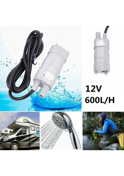 12V 600L 12V Su Pompasılh 600LH Yüksek Akış Balina Pompası 5m Dayanıklı Mühendislik Plastikleri Pompa Mikro Motor Su Pompası Bomba De Agua (Yurt Dışından)