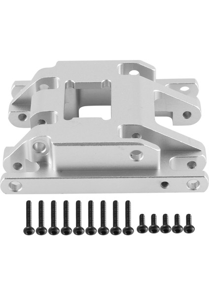 Metal Merkezi Kızak Plakası Şanzıman Montajı 9736 TRX4M -4m 1/18 Rc Paletli Araba Yükseltme Parçaları Aksesuarları, Gümüş (Yurt Dışından)