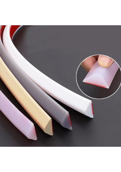 Beyaz Stil 1 M Kauçuk Banyo Su Durdurucu Kuru ve Islak Ayırma Taşkın Bariyeri Duş Baraj Kapısı Alt Sızdırmazlık Şeridi Koruma Engelleyici (Yurt Dışından) fiyatları