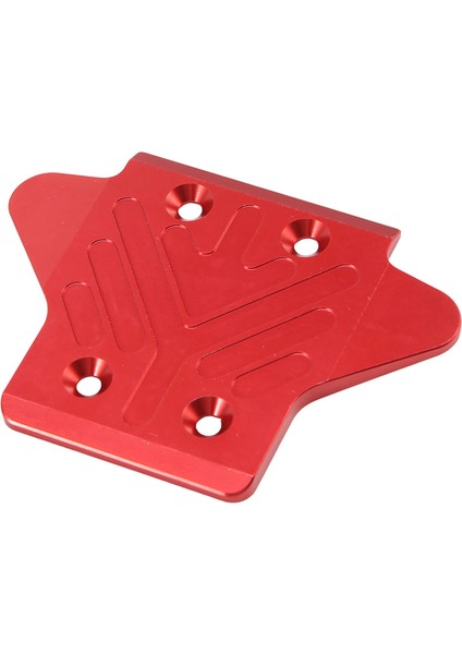 Metal Ön ve Arka Şasi Zırh Koruyucu Kapak Kızak Plakası Seti Arrma 1/8 Kraton 6s Rc Araba Yükseltme Parçaları, Kırmızı (Yurt Dışından)