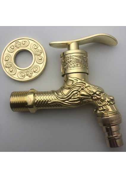G Tarzı Anituqe Bronz Çamaşır Makinesi Vinç Dekoratif Açık Musluk, Vintage Bahçe Bibcock Musluk Duvara Monte Paspas Musluk Pirinç Wf (Yurt Dışından)
