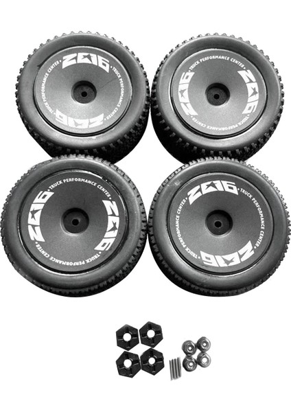 4 Adet Off Road Tekerlekler Tekerlek Göbeği Adaptörü Birleştirici Için 124019-1827 124016 144001 Rc Araba Lastik Hub, Siyah (Yurt Dışından)