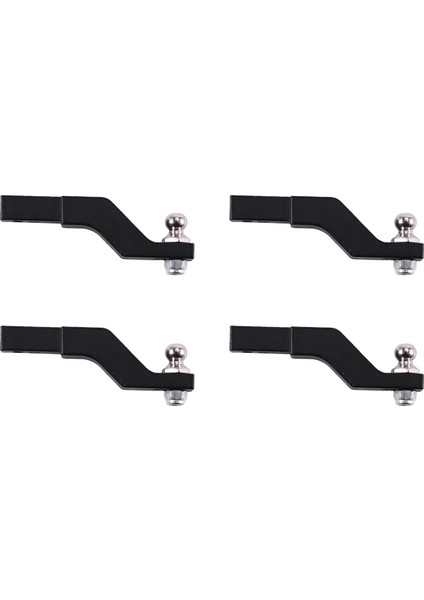 4x Rc Araba Metal Römork Kancası Bırak Hitch Alıcısı Için 1/10 Rc Paletli Trx4 -4 Arka Tampon Kancası Yükseltme Parçaları (Yurt Dışından)
