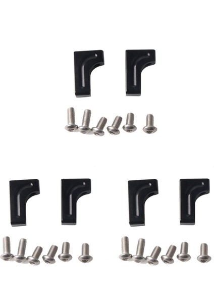Eksenel SCX10 CC01 D90 1/10 Rc Paletli Araba Için 6 Adet Metal Servo Montaj (Yurt Dışından)