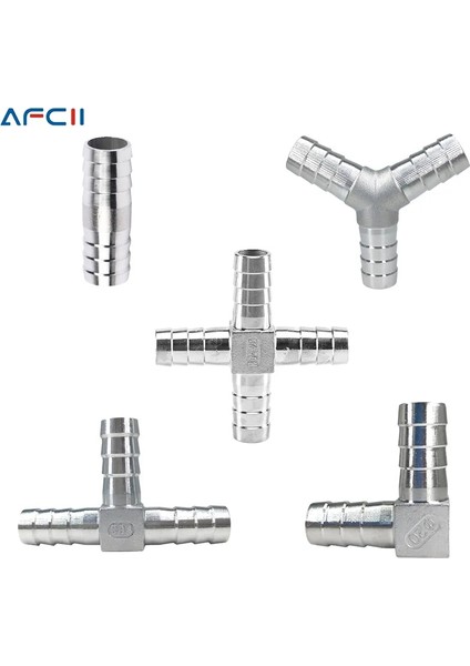 Y Tipi Tarzı 34 mm Hortum Dikeni Paslanmaz Çelik Hortum Kuyruk Diken Konnektörleri T Tipi Y Tipi Boru Bağlantı Parçası Pagoda Kuyruk Dikenli Konektörü (Yurt Dışından)