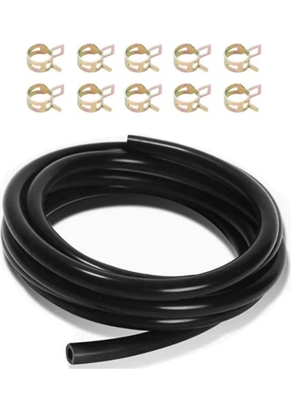 3X6MM 3 Metre Tarzı Siyah Nitril Kauçuk Yakıt Borusu Benzinli Dizel Yağ Hattı Hortum Borusu 3mm ~ 19MMSOFT Boru Yağı Aşınma Asit ve Alkali Dayanıklı (Yurt Dışından)