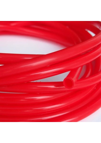 Kırmızı Stil Kimlik 4mm Dış Çap 8mm 1 Metre Id Silikon Tüp Esnek Kauçuk Hortum Gıda Sınıfı Meşrubat Borusu Su Konektörü Silikon Hortum (Yurt Dışından)