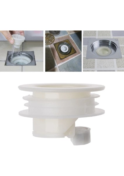 Beyaz Stil Anti Koku Durdurucu Yer Sifonu Tek Yönlü Vana Duş Süzgeç Tahliye Süzgeç Mühür Kapağı Ev Mutfak Banyo Kanalizasyon Aksesuarları (Yurt Dışından) fiyatları
