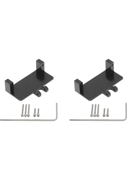 2x Metal Servo Montaj Braketi Fit ES08MA Servo Eksenel SCX24 AXI90081 AXI00002 1/24 Rc Paletli Araba Parçası, 3 (Yurt Dışından)