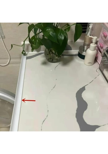 Beyaz Stil 200CM Çok Boyutlu Mutfak Su Tutma Şeridi Kendinden Yapışkanlı Kapı Contası Şeridi Banyo Ayırma Duş Barajı Banyo Su Durdurucu (Yurt Dışından) fiyatları