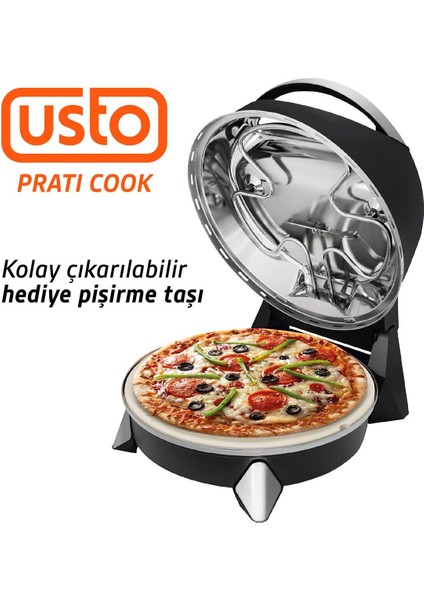 2850 Prati Cook Çok Amaçlı Pişirici Siyah