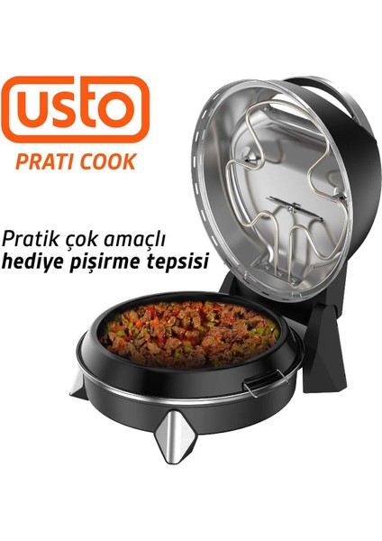 2850 Prati Cook Çok Amaçlı Pişirici Siyah