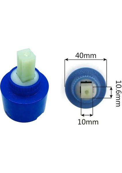 40MM Vana Stili Banyo Yedek Musluk Kolu Krom Kaplama Musluklar Aksesuarları Kartuş Makara Musluk Tek Metal Kolu Kolu (Yurt Dışından)