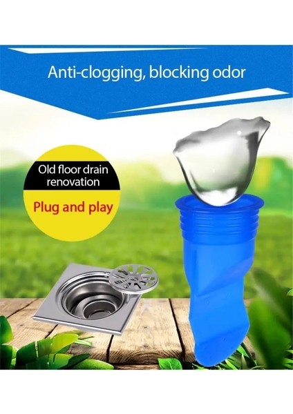 D Tarzı Koku Giderme Banyo Silikon Lavabo Süzgeci Duş Kanalı Drenaj Koku Önleyici Geri Akış Filtresi Koku Giderici Haşere Kontrolü Yer Sifonu (Yurt Dışından) modelleri