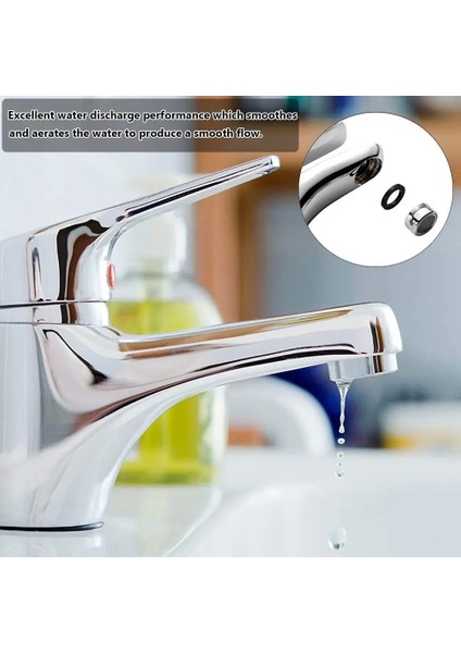 ERKEK-20MM Tarzı Banyo Musluk Yedek Parça Musluk Havalandırıcı Su Tasarrufu Sağlayan Erkek Kadın Borulu Uç Difüzör Filtre Memesi Yıkayıcı Mutfak Aracı (Yurt Dışından) fırsatları