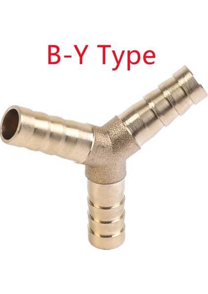 B-Y Tipi Tarzı 10 mm Bakır Su Borusu Için Düz Dirsek T Yx Şekil Yolu Konektörü Pirinç Diken Boru Bağlantısı (Yurt Dışından)