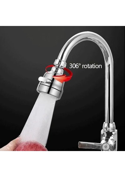 3 Model-L V2 Tarzı 360 Derece Döner Mutfak Musluk Memesi Adaptörü Ayarlanabilir Mutfak Aletleri 3 Mod Genişletici Banyo Mutfak Aksesuarları (Yurt Dışından)