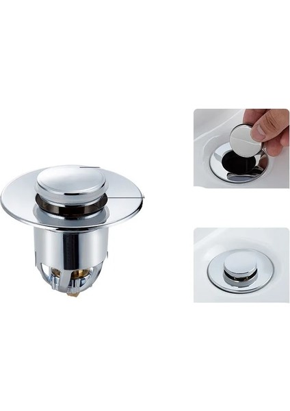 Havza Tahliye Filtresi Evrensel Bakır Pop-Up Sıçrama Çekirdek Saç Catcher Deodorant Banyo Stoper Mutfak Banyo Aracı (Yurt Dışından) modelleri