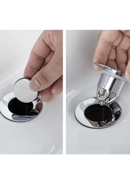 Havza Tahliye Filtresi Evrensel Bakır Pop-Up Sıçrama Çekirdek Saç Catcher Deodorant Banyo Stoper Mutfak Banyo Aracı (Yurt Dışından) fırsatları