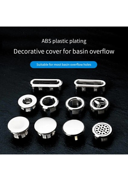 No.1 Stili 1 Bilgisayar Lavabo Taşma Kapağı Taşma Halkası Banyo Mutfak Lavabo Taşma Halkası Drenaj Gang Drenaj Oval Halka Lavabo Aksesuarları Banyo Için (Yurt Dışından) fiyatları