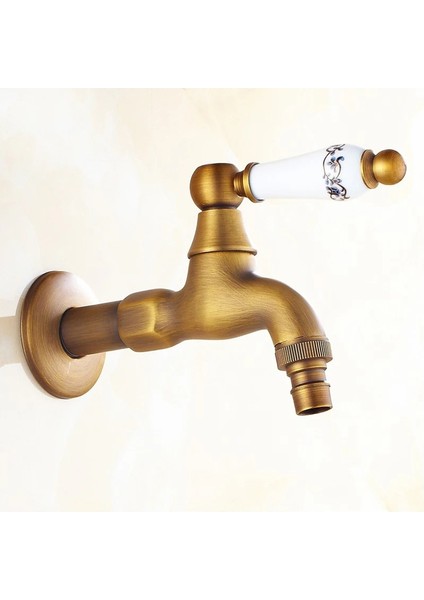 F Tarzı Tarzı Antik Pirinç Havza Musluk Mutfak Musluk Bahçe Muslukları Duvara Monte Lavabo Banyo Paspas Su Dokunun Çamaşır Makinesi Musluk (Yurt Dışından) indirimleri