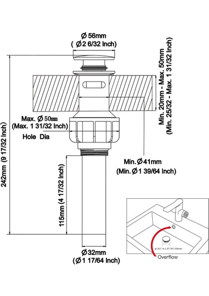 Orb Stili Paslanmaz Çelik Pop Up Lavabo Tahliye Tapası Taşma ile Mat Siyah Lavabo Havzası Tahliye Filtresi Banyo Havzası Musluk Aksesuarları (Yurt Dışından) modelleri