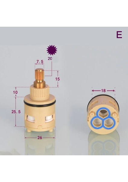 E Tarzı Yolları Pirinç Abs Duş Musluk Sütun Seramik Disk Kartuş Karıştırma Vanası Mikser Duş Bar Dokunun Banyo Karıştırma Vanası Banyo (Yurt Dışından)