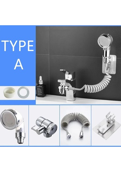 A-1 Delik Stili Yazın Banyo Musluk Harici Set Duş El Püskürtücü Mutfak Musluk Yönlendirme Vanası Su Yönlendirme Ev Banyo Yönlendirici (Yurt Dışından)