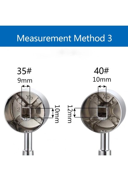 40MM Yasi Tarzı Yedek Musluk Kolu Krom Kaplama Banyo Muslukları Aksesuarları Kartuş Makara Musluk Tek Metal Kol Kolu (Yurt Dışından)