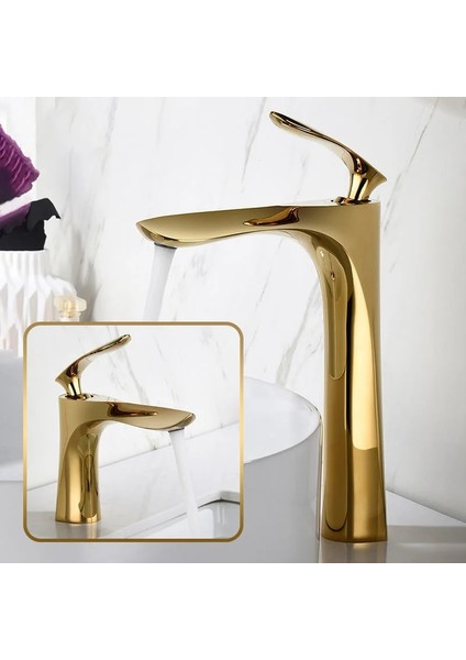 MP03 Stili Yeni Banyo Havzası Musluk Tek Delik Tek Kolu Karışık Sıcak ve Soğuk Su Krom Kaplama Musluk Lavabo Vinç Pirinç Musluklar (Yurt Dışından)