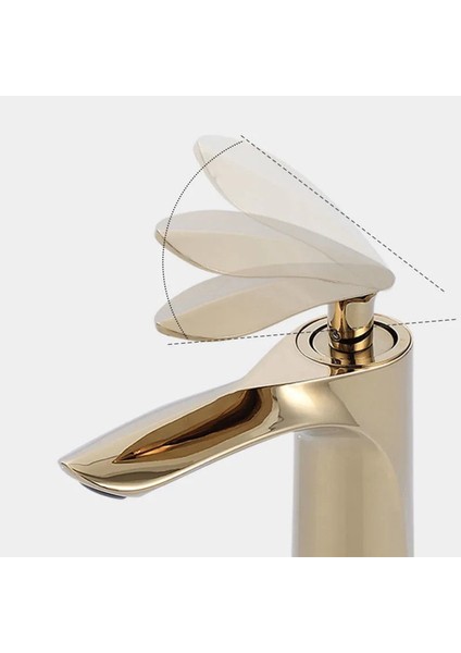 MP03 Stili Yeni Banyo Havzası Musluk Tek Delik Tek Kolu Karışık Sıcak ve Soğuk Su Krom Kaplama Musluk Lavabo Vinç Pirinç Musluklar (Yurt Dışından)