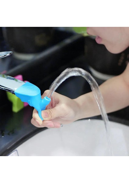 1 Adet Yeşil Stil Silikon Su Musluk Uzatma Çocuk Yetişkin Yıkama Cihazı 2 Fonksiyonlu Banyo Mutfak Lavabo Musluğu Kılavuzu Musluk Uzatıcılar (Yurt Dışından) modelleri