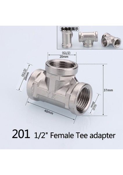 04 Fff Tarzı Bsp Dişi Erkek Konu Tee Tipi Azaltıcı Paslanmaz Çelik Dirsek Butt Ortak Adaptör Adaptörü Çoğaltıcı Sıhhi Tesisat Armatürleri (Yurt Dışından)