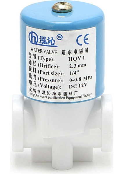 Pratik G" Hqv1 Solenoid Valf Plastik Normalde Kapalı 2 Yollu 12V Dc Psı Pa Minyatür Valfler 40*30*60MM (Yurt Dışından)