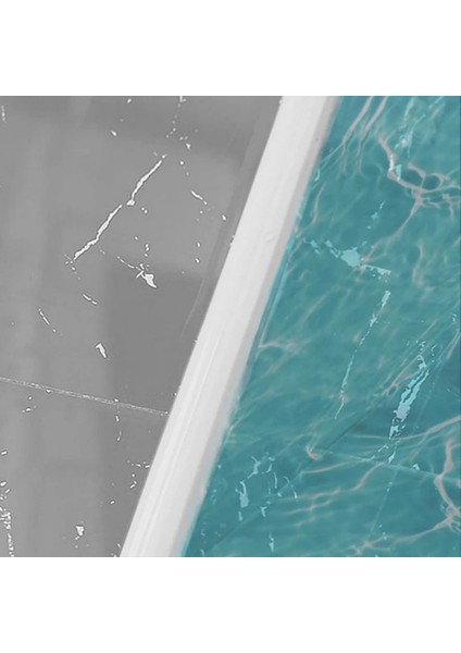 Net Stil Uzun 50CM Silikon Banyo Su Durdurucu Engelleyici Şerit Duş Kuru ve Islak Ayırma Taşkın Bariyeri Kapı Alt Kendinden Yapışkanlı Sızdırmazlık Şeridi (Yurt Dışından)