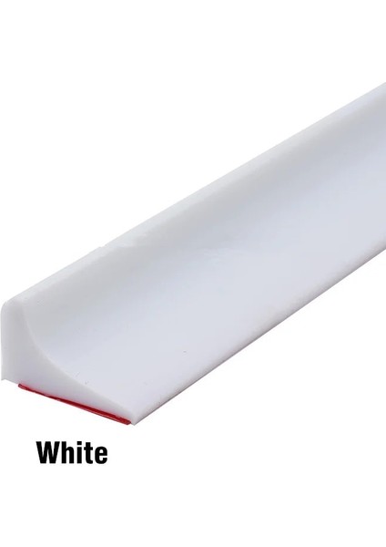 Beyaz Stil 50CM Çok Renkli Silikon Banyo Su Tutucu Şerit Engelleyici Çamaşır Makinesi Havzası Soba Kuru ve Islak Ayırma Duş Barajı Bariyeri (Yurt Dışından)