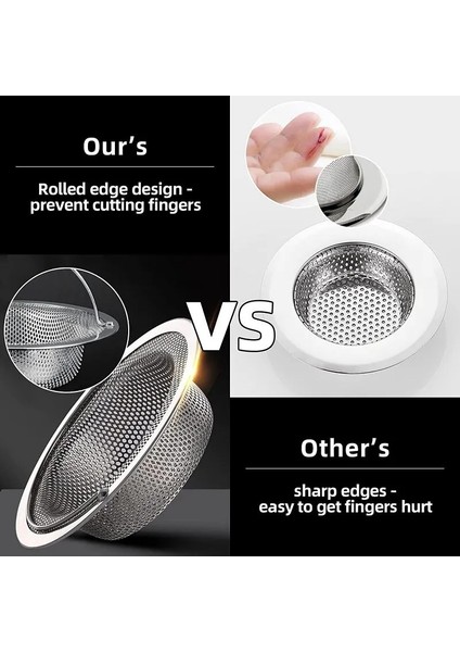 No.1 Stili Paslanmaz Çelik Küvet Saç Catcher Stoper Duş Tahliye Deliği Filtresi Saplı Metal Lavabo Süzgeci Yer Sifonu Mutfak Için (Yurt Dışından) modelleri