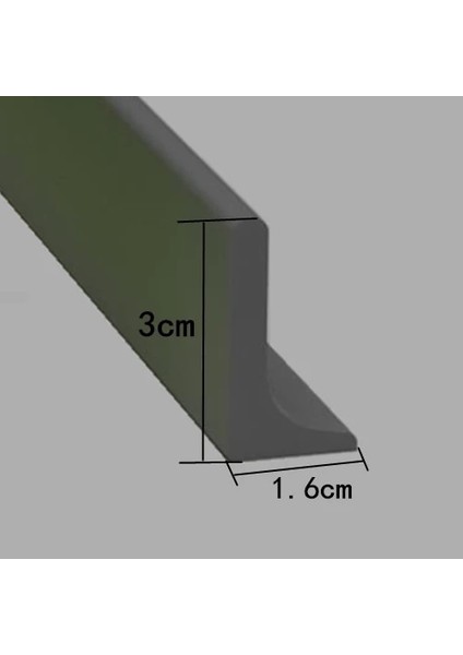 Gri Tarzı 80CM Duş Barajı Banyo Aksesuarları Silikon Kuru ve Islak Ayırma Su Tutucu Şerit Sel Bariyeri Kapı Durdurucu Koruma Engelleyici (Yurt Dışından)